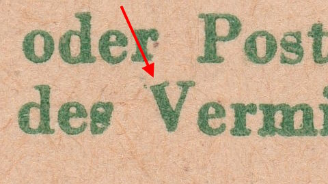 Plattenfehler K VIII-c